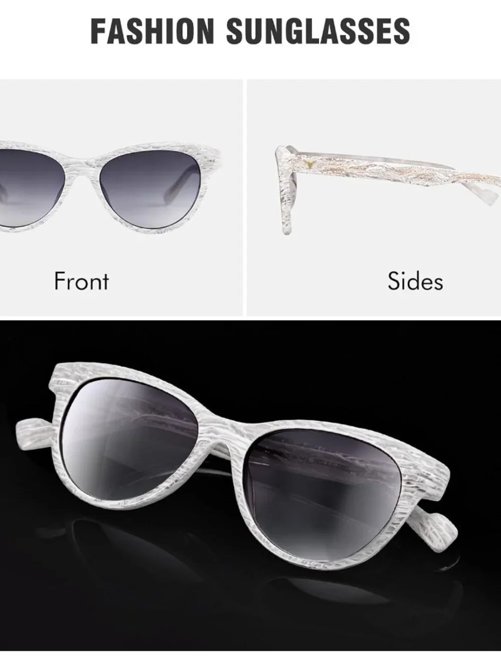 Eye-Catching Cat Eye Sunglasses - Polarized with UV400 Protection for Women